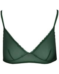 Laura Urbinati - Triangle-Cup Tulle Bra - Lyst