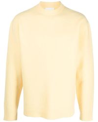 Jil Sander - Ribbed-Trim Wool Jumper - Lyst