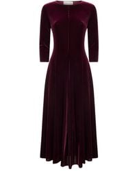 Blanca Vita - Robe Mi-Longue À Coupe Évasée - Lyst