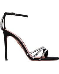 Aquazzura - Milagros Embellished Stiletto Heeled Sandals - Lyst