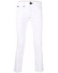 Philipp Plein - Embroidered-Logo Slim-Fit Jeans - Lyst