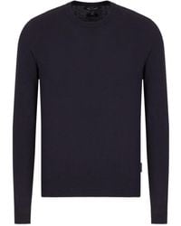 ARMANI EXCHANGE - Pull En Maille À Logo Brodé - Lyst