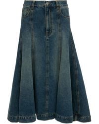 Victoria Beckham - パネル フレアスカート - Lyst