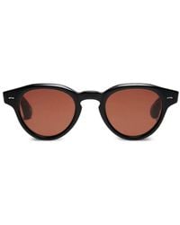 PETER AND MAY - Gafas de sol Panda con montura redonda - Lyst
