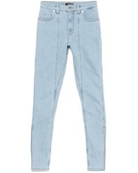 Mugler - Seam-Detail Jeans - Lyst