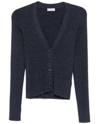 Brunello Cucinelli - Wool Cardigan - Lyst