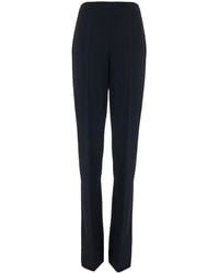 Ferragamo - Straight-Leg Pleated Trousers - Lyst