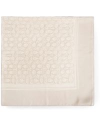 COACH - Monogram-Print Silk Scarf - Lyst