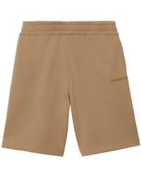 Burberry - Shorts Met Logo-applicatie - Lyst