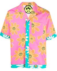 Barrow - Camisa con estampado floral y manga corta - Lyst