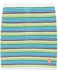 CASABLANCA - Striped Logo Mini Skirt - Lyst