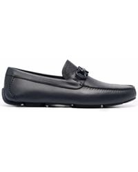 Ferragamo - Gancini Leather Drivers - Lyst