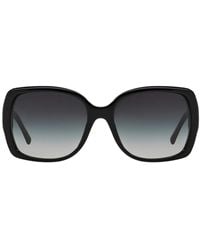 Burberry - Check Detail Oversized Sunglasses - Lyst