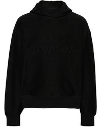 Moncler - Logo-embossed Terry-cloth Hoodie - Lyst