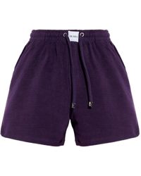 The Attico - Bermudas Con Cordones Y Parche Del Logo - Lyst