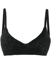 Alanui - Ribbed Knit Cropped Top - Lyst