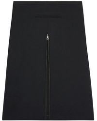 Courreges - Chic Midi Skirt With Zip Detail For - Lyst