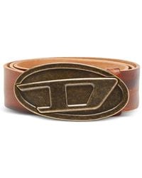 DIESEL - B-1Dr 2.0 Oval-Plaque Belt - Lyst