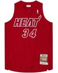 Mitchell & Ness - Nba Miami Heat 2012 Ray Allen Christmas Day トップ - Lyst
