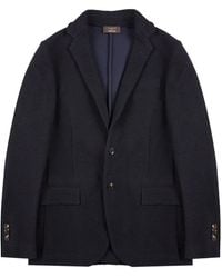 Zanone - Single-Breasted Wool Blazer - Lyst