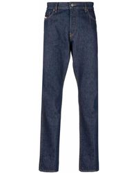 DIESEL - High-Rise Straight-Leg Jeans - Lyst