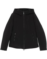 Woolrich - Hooded Zip-Up Jacket - Lyst