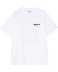 Carhartt - T-shirt Contact con stampa - Lyst