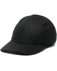 Canali - Wool Baseball Cap - Lyst