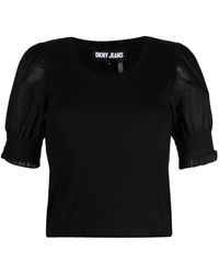 DKNY - T-Shirt mit rundem Ausschnitt - Lyst