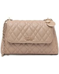 Guess - Borsa A Tracolla Isemay Trapuntata - Lyst