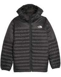 The North Face - Logo-Print Padded Jacket - Lyst