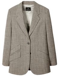 Paul Smith - Blazer Met Enkele Rij Knopen - Lyst