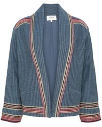 Ba&sh - Ciago Striped Cotton Jacket - Lyst