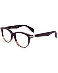 Rag & Bone - Tortoiseshell-Effect Geometric-Frame Glasses - Lyst