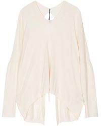 Masnada - Pullover Mit Schnürung - Lyst