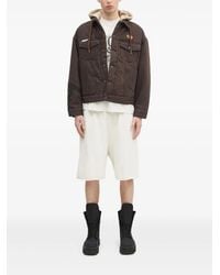 Aape By A Bathing Ape - Appliqué-Detail Denim Jacket - Lyst