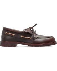 Burberry - Lace-Up Boat Shoes - Lyst