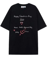 Marge Sherwood - X Peanuts Lettering-Print T-Shirt - Lyst