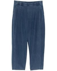 CROQUIS - Tapered Drawstring Knit Trousers - Lyst