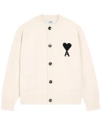 Ami Paris - Cárdigan Ami De Coeur - Lyst