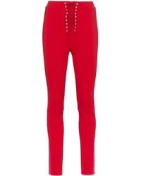 Unravel Project - Lace Up Skinny Trousers - Lyst