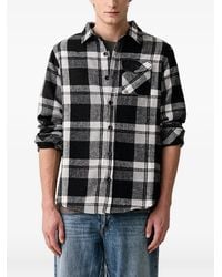 Hurley - Check-Pattern Button-Up Shirt - Lyst