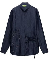 Shanghai Tang - Tie-Detail Shirt - Lyst
