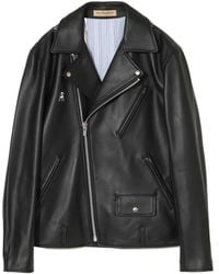 Undercover - Leather Biker Jacket - Lyst