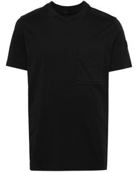 Moncler - T-Shirt mit gummiertem Logo - Lyst