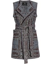 Etro - Vest With Waist Belt - Lyst