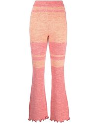 ANDERSSON BELL - Stripe-print Knitted Trousers - Lyst