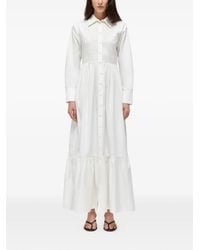 Blugirl Blumarine - Lace-Panelled Tiered Dress - Lyst
