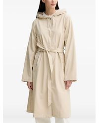 Rains - Chubasquero con capucha y cinturón - Lyst