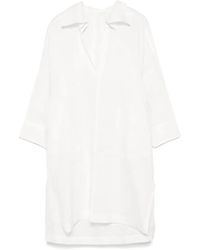 Issey Miyake - Robe Mi-Longue À Col V - Lyst